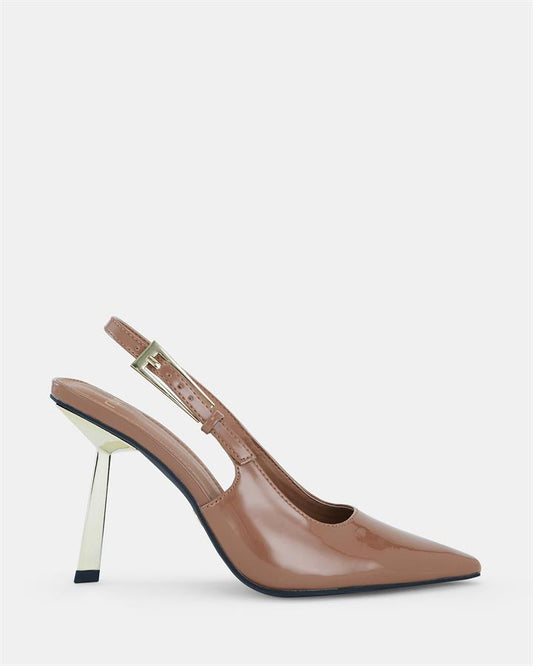 Image of Sandals. Product name - Zooming Women's Fast Fashion TOFFEE Novo Sandals in Toffee colour by brand - NOVO