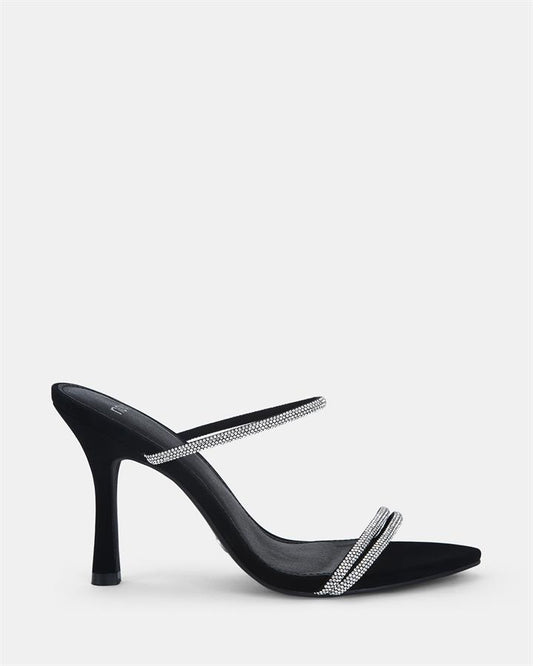 Image of Heels. Product name - Prato Women's Evening Shoes BLACK Novo Evening in Black colour by brand - NOVO