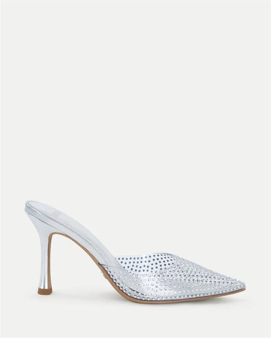 Image of Heels. Product name - Patti Women's Evening Shoes SILVER Novo Evening in Silver colour by brand - NOVO