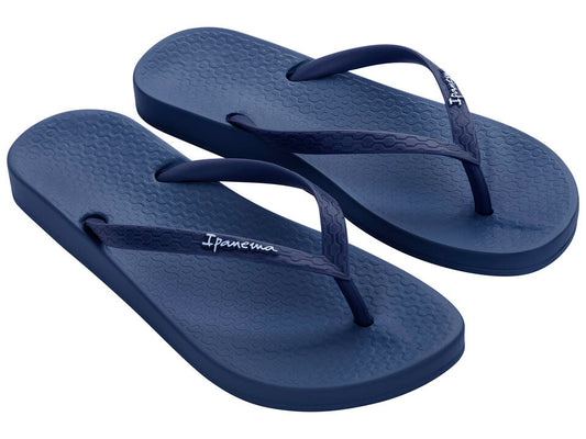 Image of Sandals. Product name - Colours Fem Women's Ipanema BLUE/NAVY GRENDENE in Blue/Navy colour by brand - IPANEMA