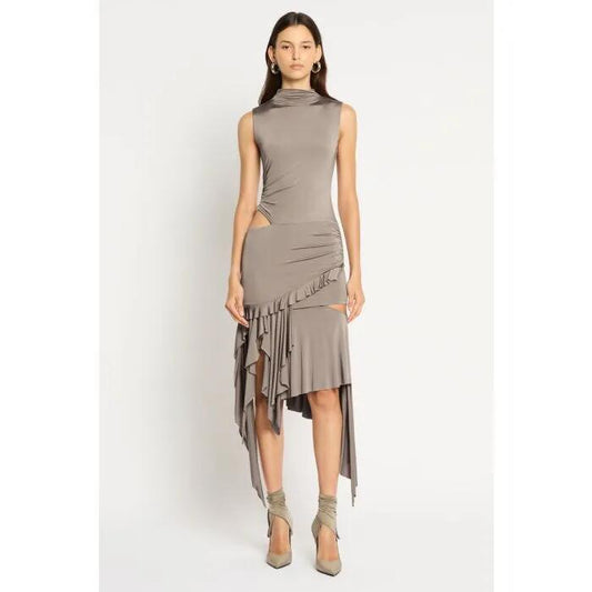 On Your Mind Dress (SOFT TAUPE)