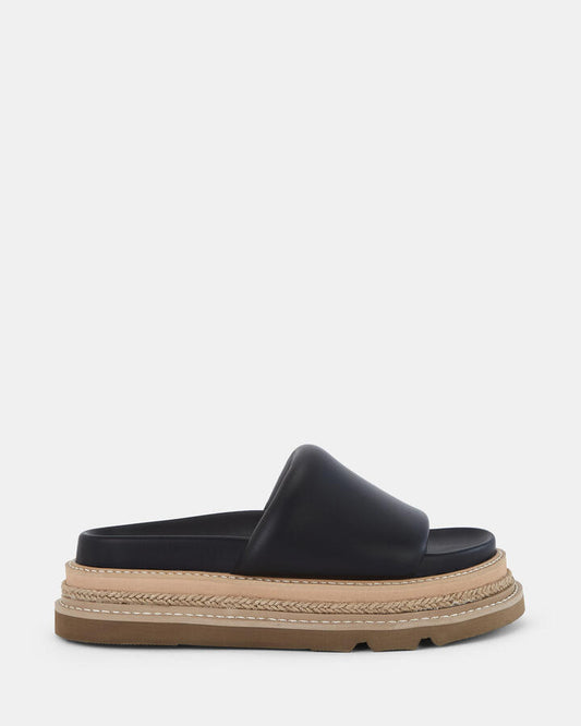 Image of Sandals. Product name - Serrata Women's Thongs BLACK Novo Thongs in Black colour by brand - NOVO
