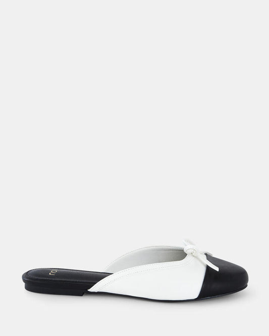 Image of Flats. Product name - Chieti Women's Casual Flat Closed WHITE MULTI Novo Casual in White Multi colour by brand - NOVO