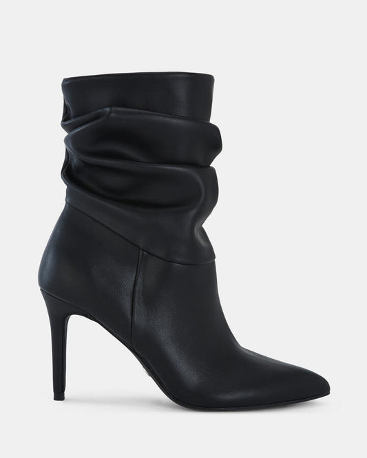 Image of Boots. Product name - Doza Women's Boot High Heel BLACK Novo Boots in Black colour by brand - NOVO