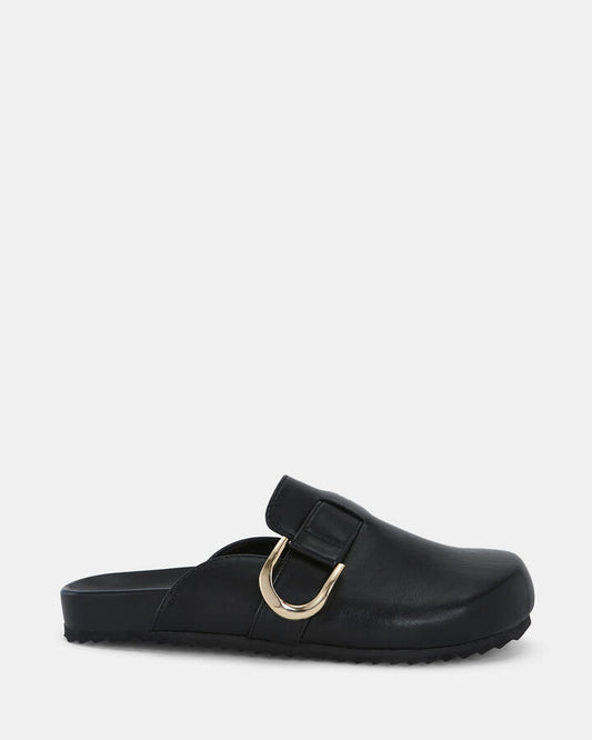 Image of Flats. Product name - Cagliari Women's Casual Flat Closed BLACK Novo Casual in Black colour by brand - NOVO