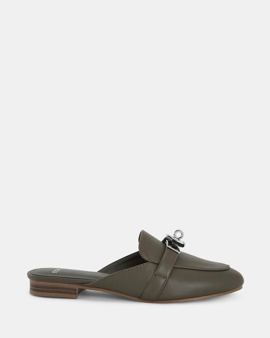Image of Flats. Product name - Cerignola Women's Casual Flat Closed KHAKI Novo Casual in Khaki colour by brand - NOVO