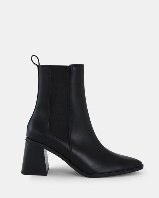 Image of Boots. Product name - Hari Women's Boot High Heel BLACK Novo Boots in Black colour by brand - NOVO