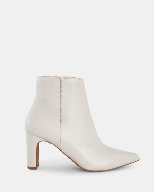 Image of Boots. Product name - Harlie Women's Boot High Heel CREAM Novo Boots in Cream colour by brand - NOVO