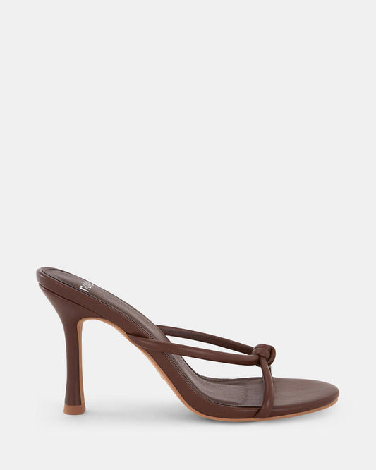 Image of Sandals. Product name - Zabeen Women's Fast Fashion MILK CHOCOLATE Novo Sandals in Milk Chocolate colour by brand - NOVO