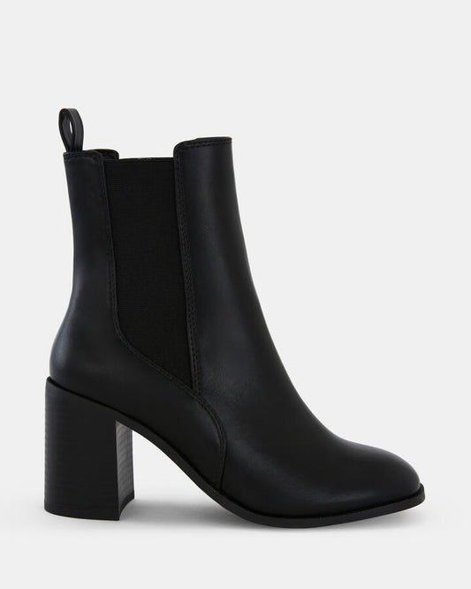 Image of Boots. Product name - Konnor Women's Boot High Heel BLACK Novo Boots in Black colour by brand - NOVO