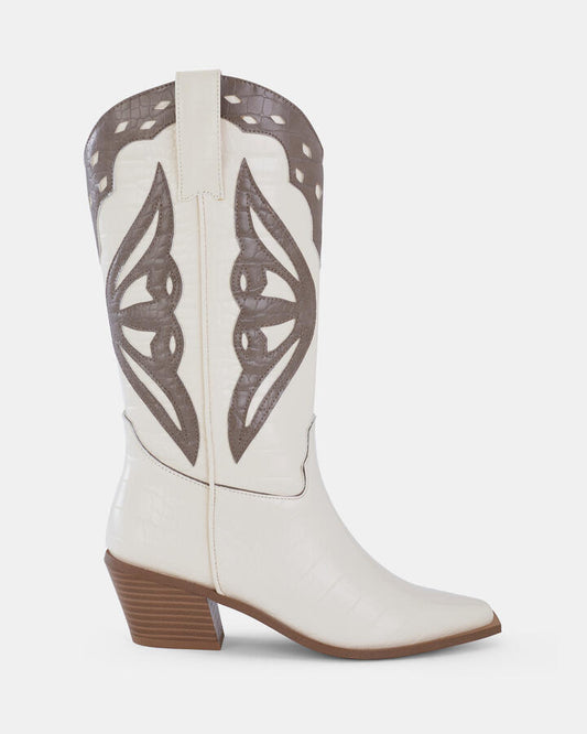Image of Sandals. Product name - Yeehaw Women's Fast Fashion TAUPE MULTI Novo Sandals in Taupe Multi colour by brand - NOVO