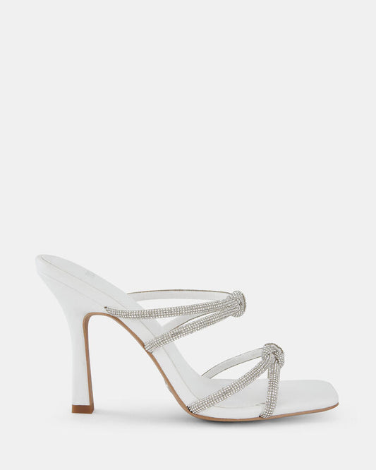 Image of Heels. Product name - Purity Women's Evening Shoes WHITE Novo Evening in White colour by brand - NOVO