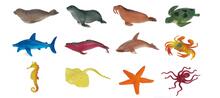 Image of Toys. Product name - Small Marine Animals in colour by brand - Toymate