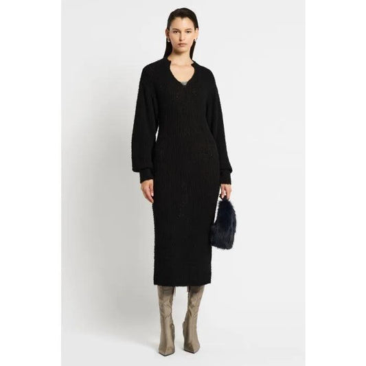 Image of Dresses. Productname: Hibernate Knit Dress in NOIR colour by brand - sass and bide