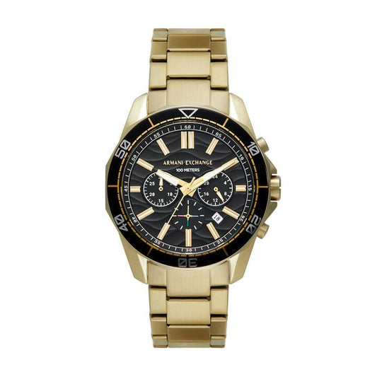 Image of Watches. Productname: Armani Exchange Chronograph Gold-Tone Stainless Steel Watch AX1958 in Watch colour by brand - Armani Exchange