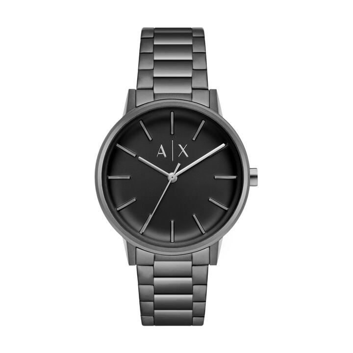 Image of Watches. Productname: Armani Exchange Three-Hand Gunmetal Stainless Steel Watch AX2761 in Watch colour by brand - Armani Exchange