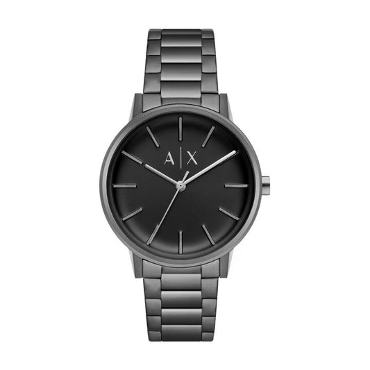 Image of Watches. Productname: Armani Exchange Three-Hand Gunmetal Stainless Steel Watch AX2761 in Watch colour by brand - Armani Exchange