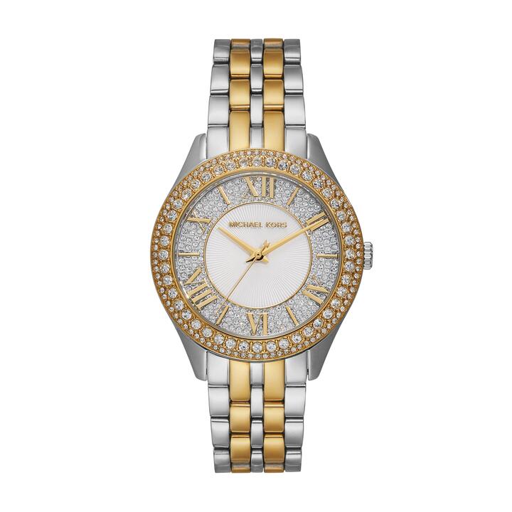 Image of Watches. Productname: Michael Kors Harlowe Three-Hand Two-Tone Stainless Steel Watch MK4811 in Watch colour by brand - Michael Kors