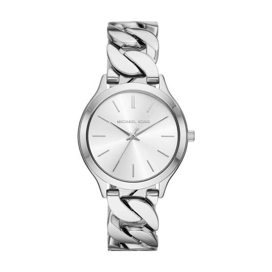 Image of Watches. Productname: Michael Kors Runway Three-Hand Stainless Steel Watch MK7474 in Watch colour by brand - Michael Kors