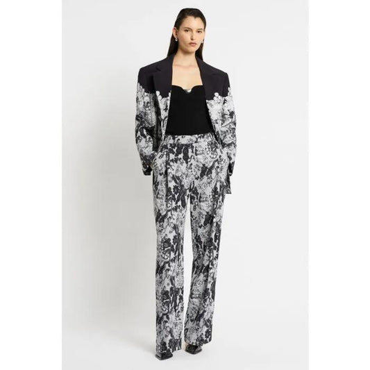 Image of a model wearing Pants. Productname: Juniper Fever Pant in PRINT colour by brand - sass and bide