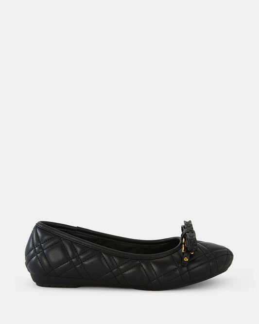 Image of Flats. Product name - Coopa Women's Casual Flat Closed BLACK Novo Casual in Black colour by brand - NOVO