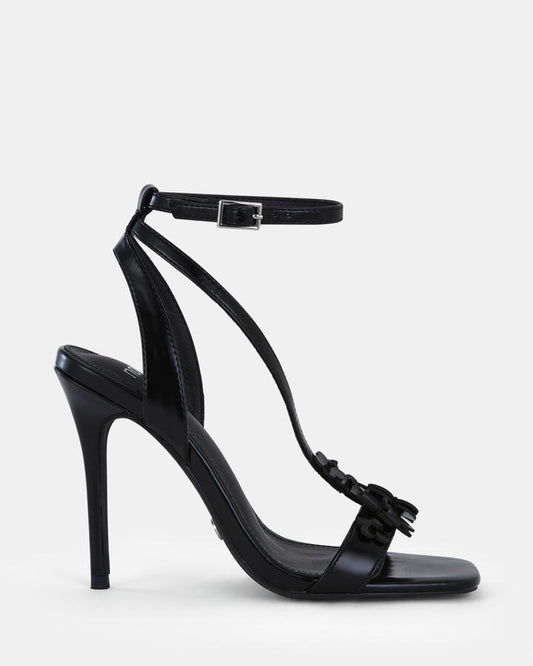 Image of Sandals. Product name - Zathena Women's Fast Fashion BLACK Novo Sandals in Black colour by brand - NOVO