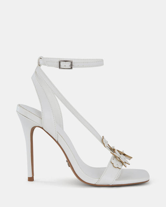 Image of Sandals. Product name - Zathena Women's Fast Fashion WHITE Novo Sandals in White colour by brand - NOVO