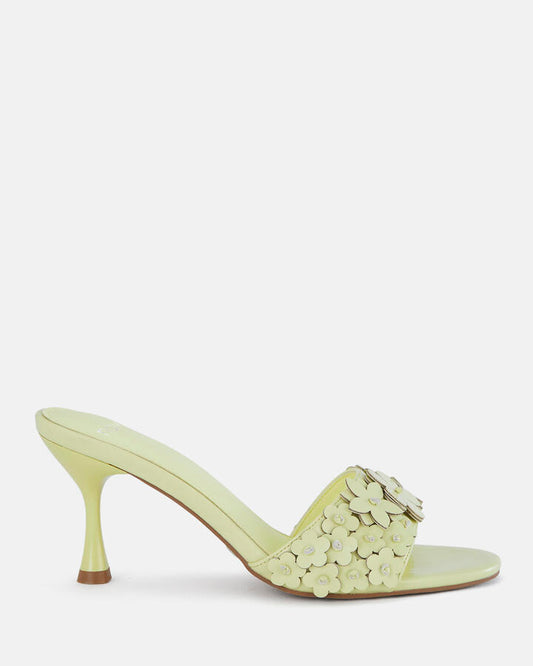 Image of Sandals. Product name - Yearning Women's Fast Fashion AVOCADO Novo Sandals in Avocado colour by brand - NOVO