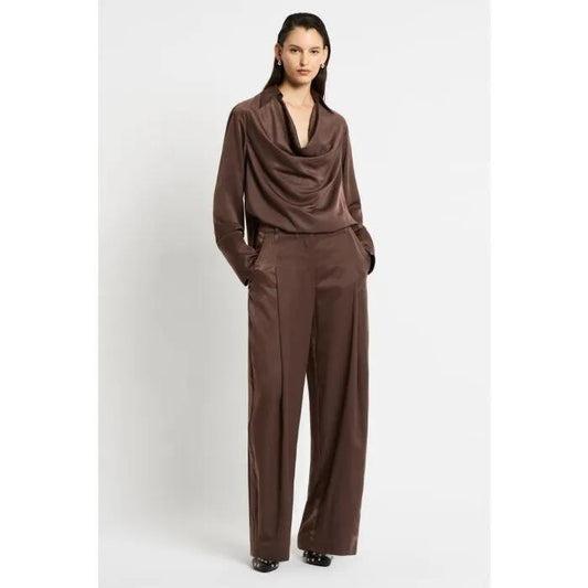 Image of Blouses. Productname: Sweet Disposition Blouse in CAROB colour by brand - sass and bide