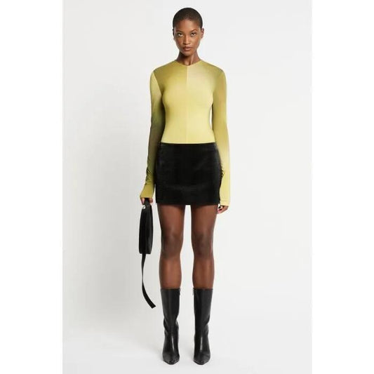 Image of a model wearing Tops. Productname: Cassette Top in PRINT colour by brand - sass and bide