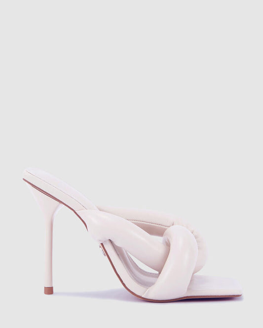 Image of Sandals. Product name - Zeddy Women's Fast Fashion CREAM Novo Sandals in Cream colour by brand - NOVO