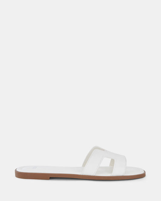 Image of Sandals. Product name - Sachie Women's Thongs WHITE Novo Thongs in White colour by brand - NOVO