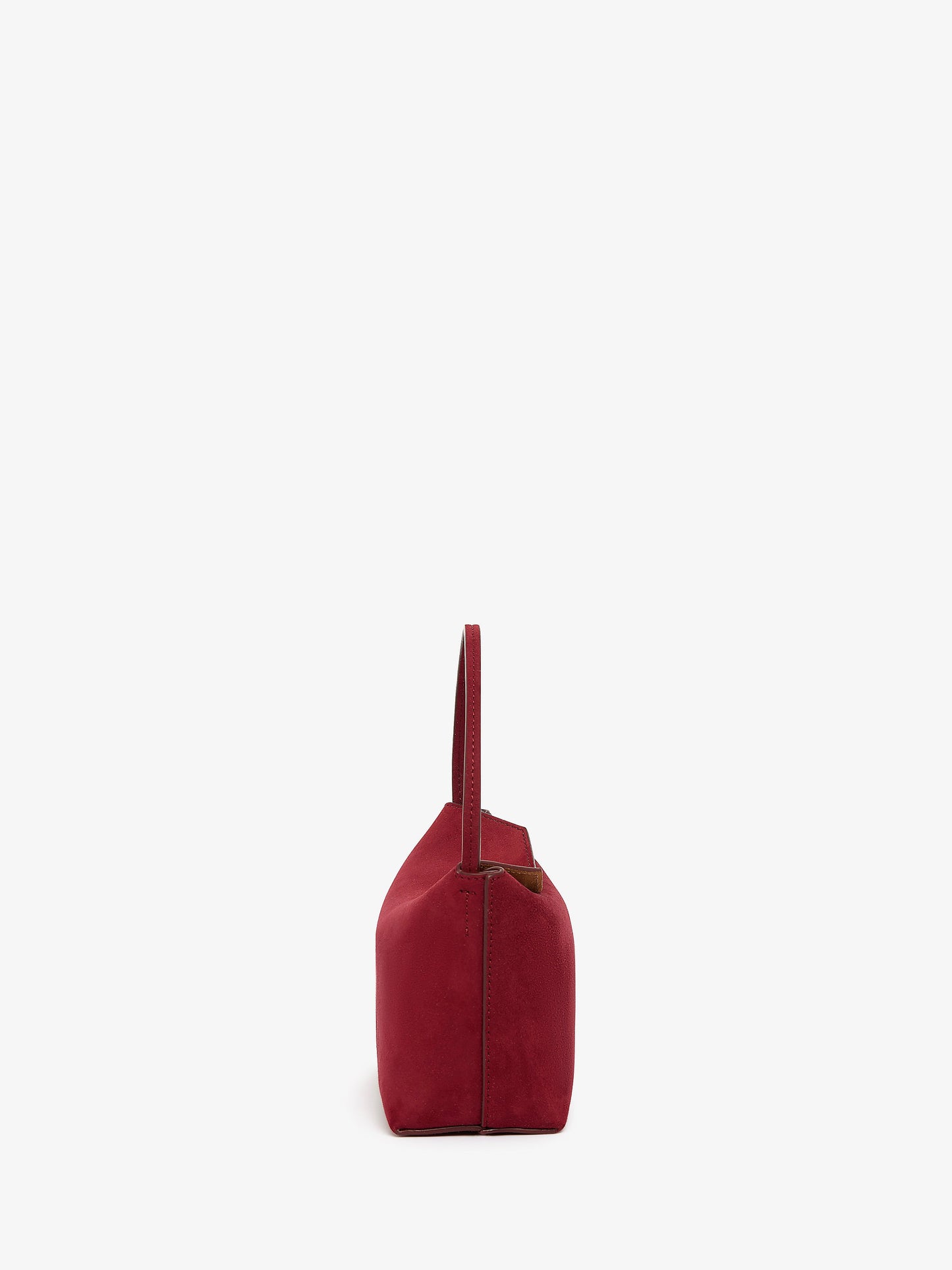 CHRISTOPHER ESBER Turnlock Suede Mini Bag (Wine)