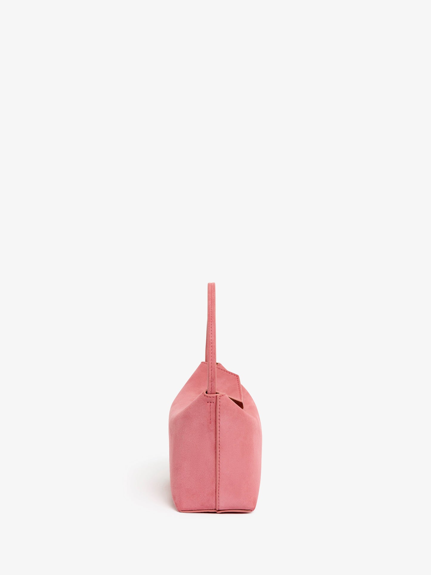 CHRISTOPHER ESBER Turnlock Suede Mini Bag (Bubblegum)