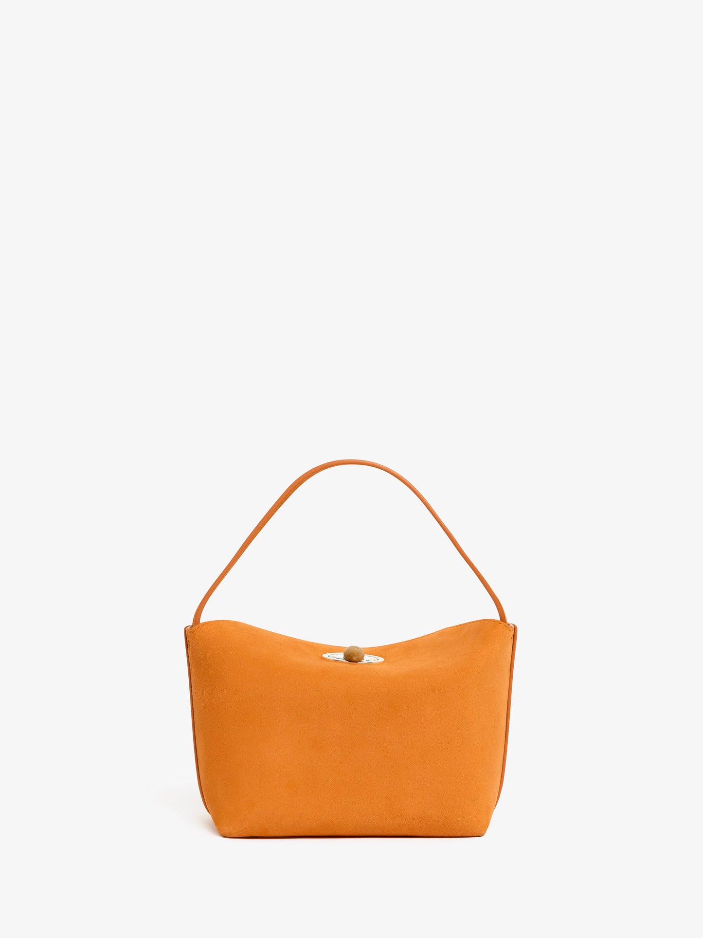 CHRISTOPHER ESBER Turnlock Suede Mini Bag (Orange)