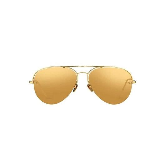Image of Sunglasses. Productname: LINDA FARROW Linda Farrow Linda Farrow Yellow Gold/ Yellow Gold/ Gold Lfl543C1Sun in GOLD colour by brand - LINDA FARROW