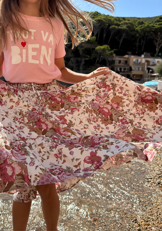 LITTLE AUGUSTE Little Miss Maxi Skirt (Print)