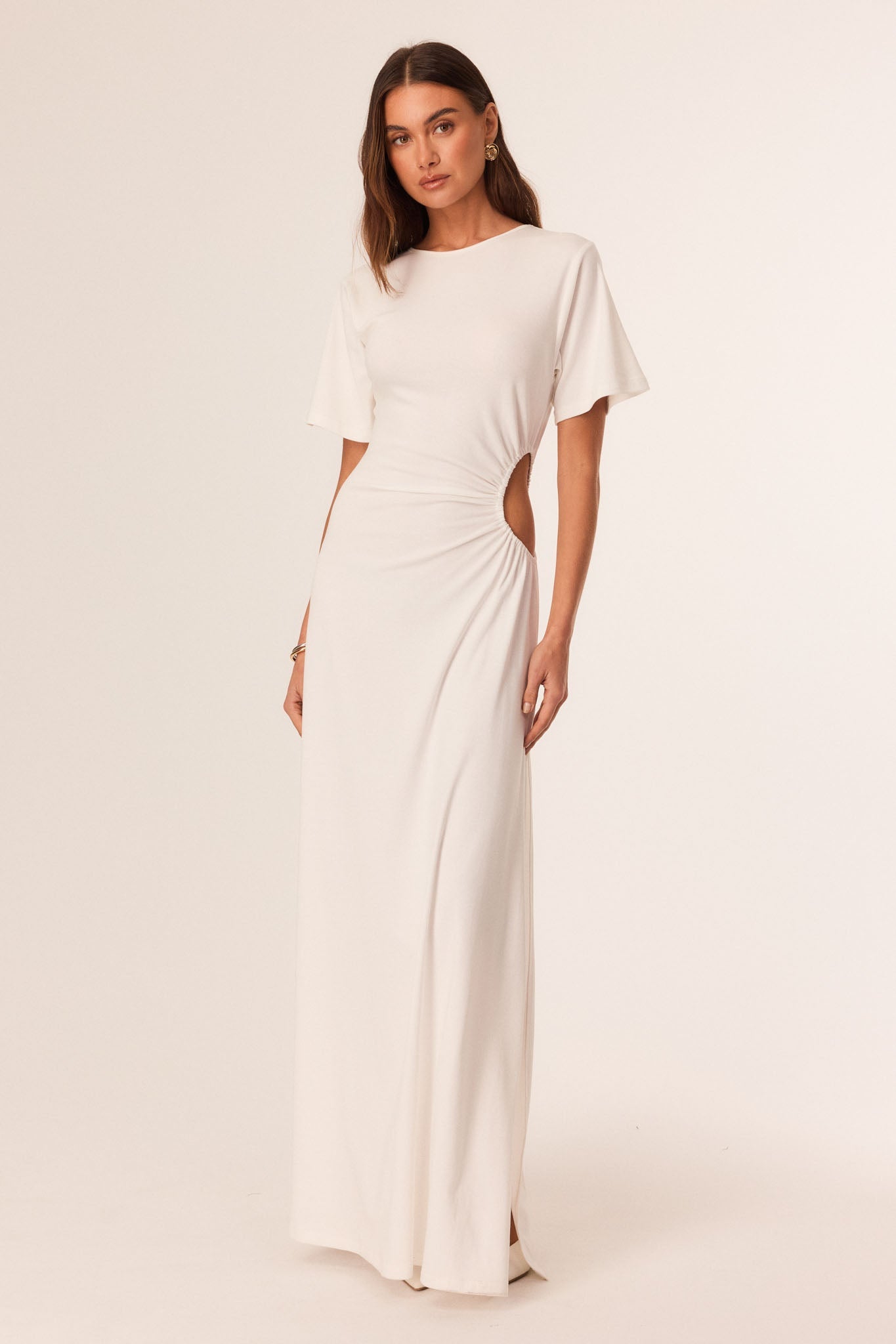 SNDYS MONOLA MAXI DRESS (Off White)