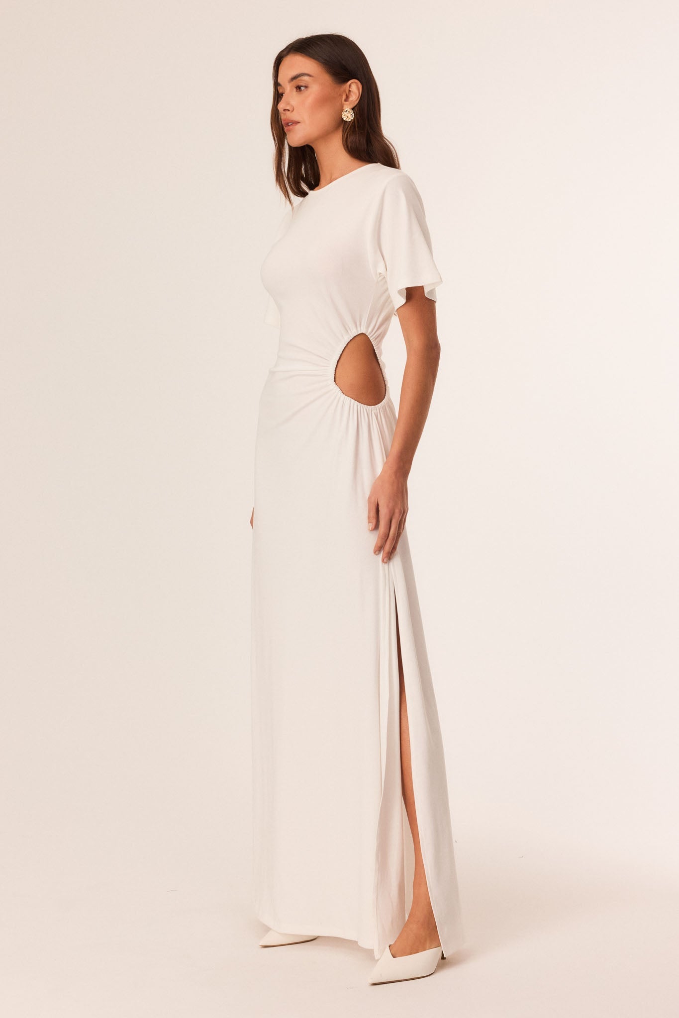 SNDYS MONOLA MAXI DRESS (Off White)