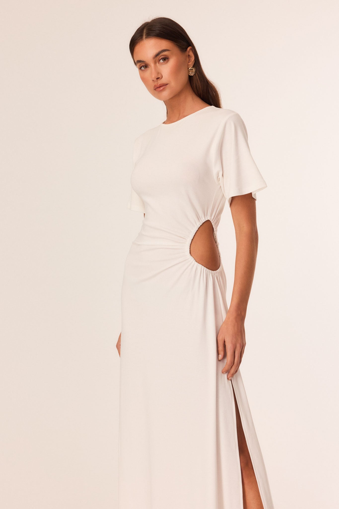 SNDYS MONOLA MAXI DRESS (Off White)