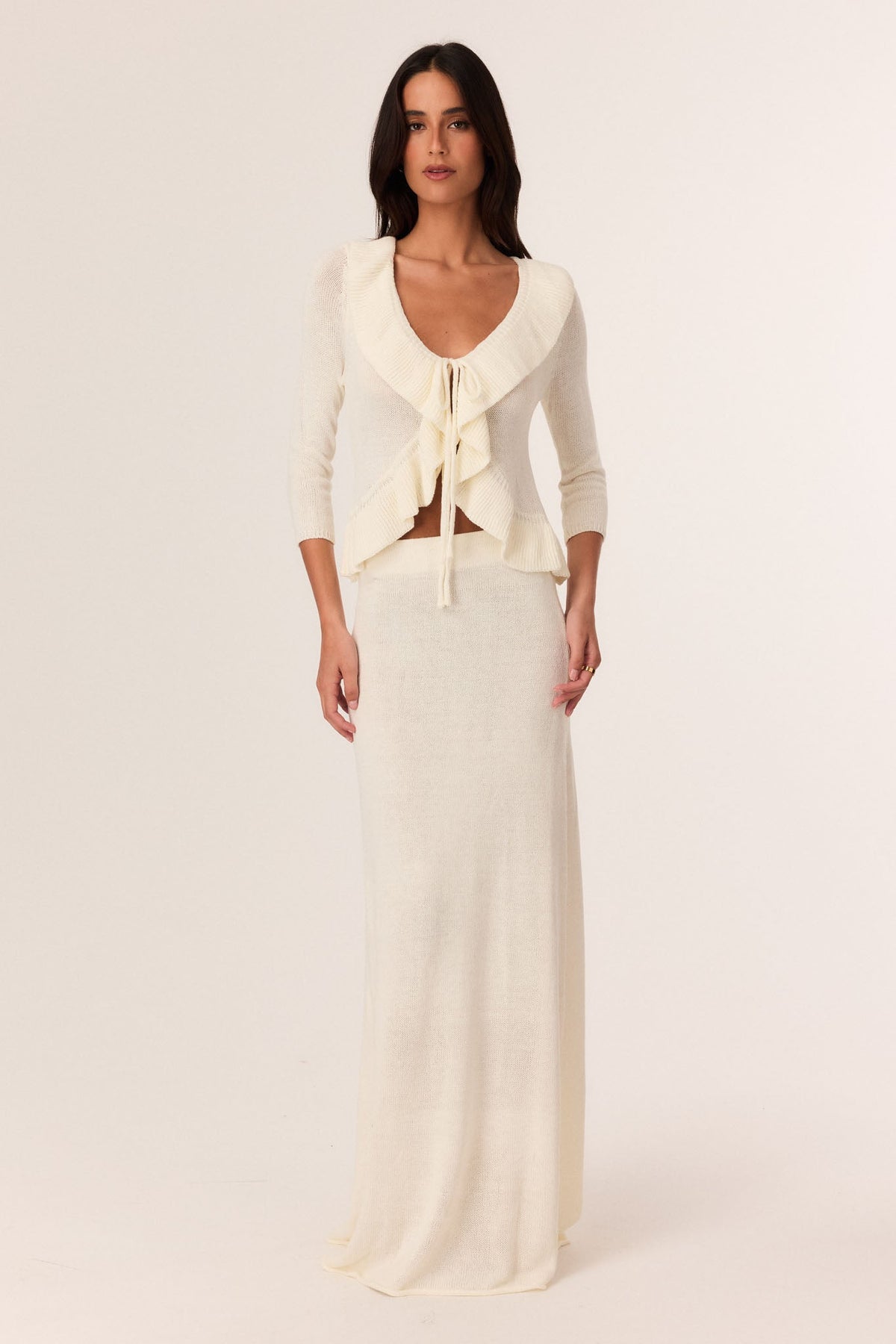 SNDYS HARMONY MAXI SKIRT (Ivory)