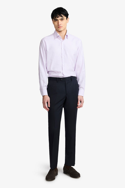 Image of Shirts. Product name - Gus Formal Shirt Lilac Pink Microdesign in Pink colour by brand - Anthony Squires