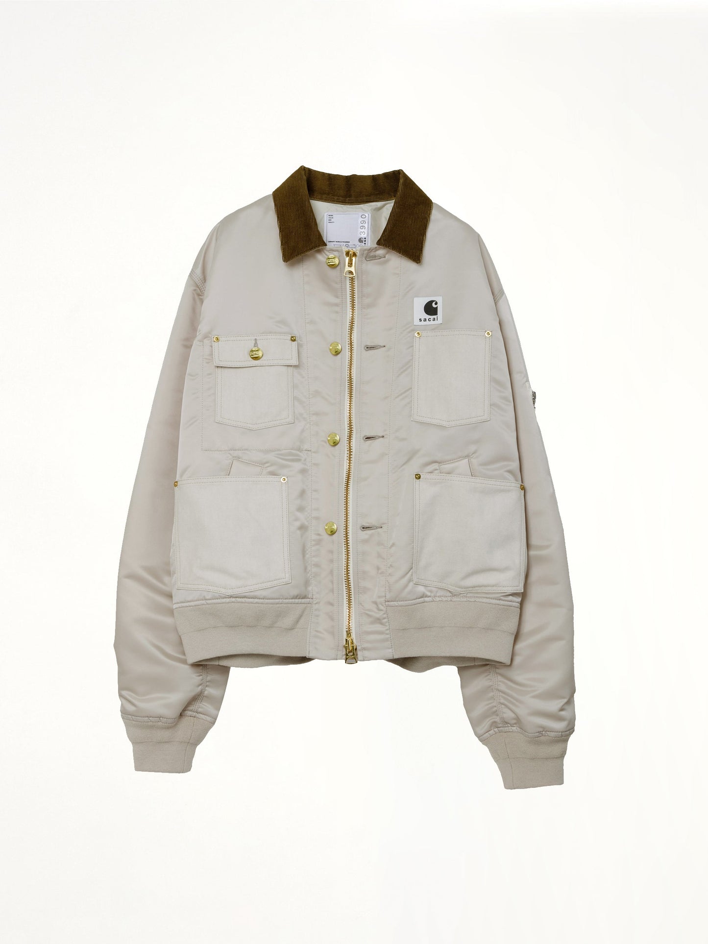 SACAI Carhartt WIP Nylon Twill x Duck Blouson (Ivory)