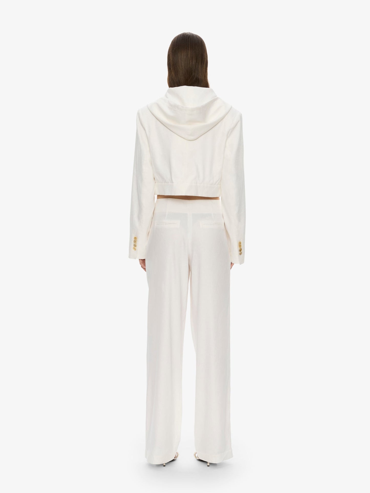 CHRISTOPHER ESBER Noa Linen Hoodie (White)