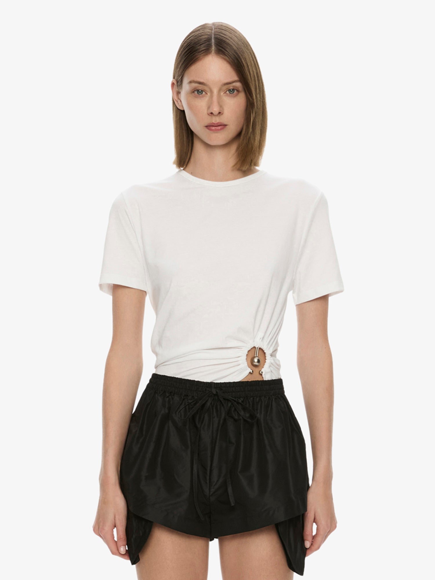 Image of T-Shirts. Productname: Orbit Tee in White colour by brand - Christopher Esber