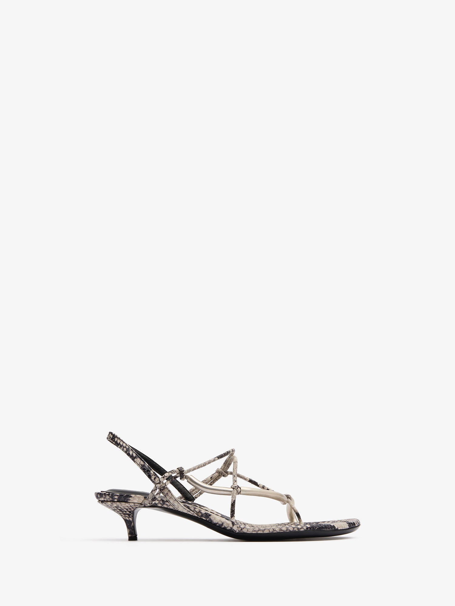 Image of Heels. Productname: Molten Micro Heel in Serpent colour by brand - CHRISTOPHER ESBER