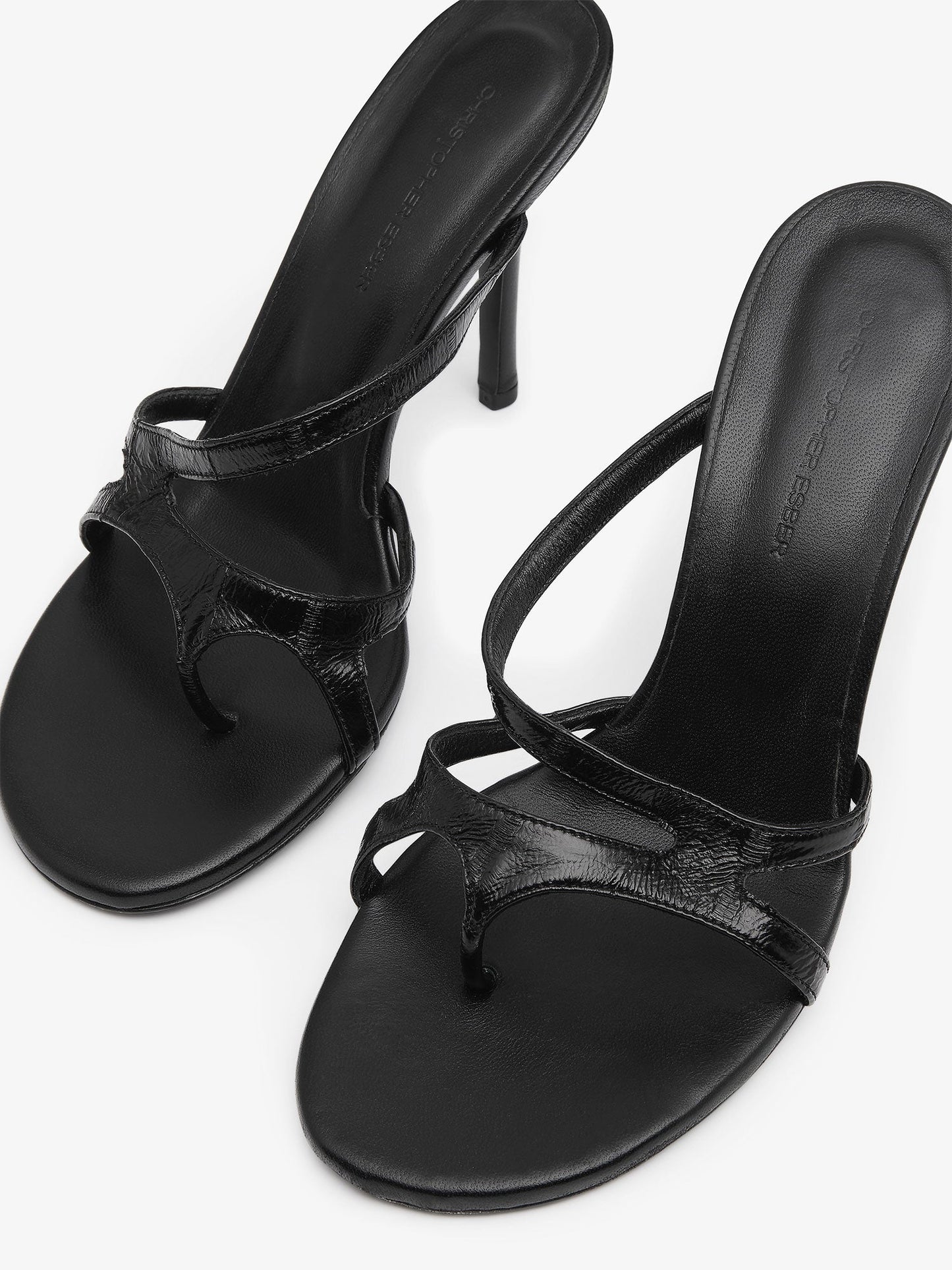 CHRISTOPHER ESBER Calathea Heel (Black)
