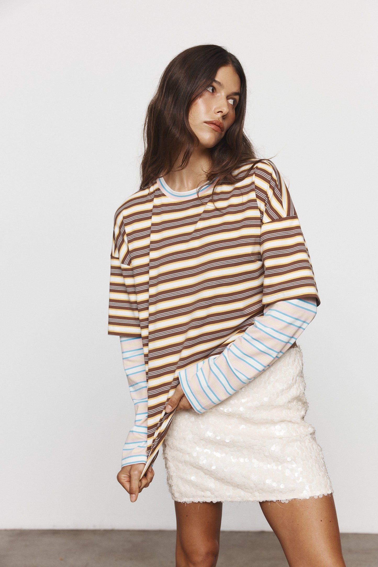 Blanca Studio Faro Tee (Brown)