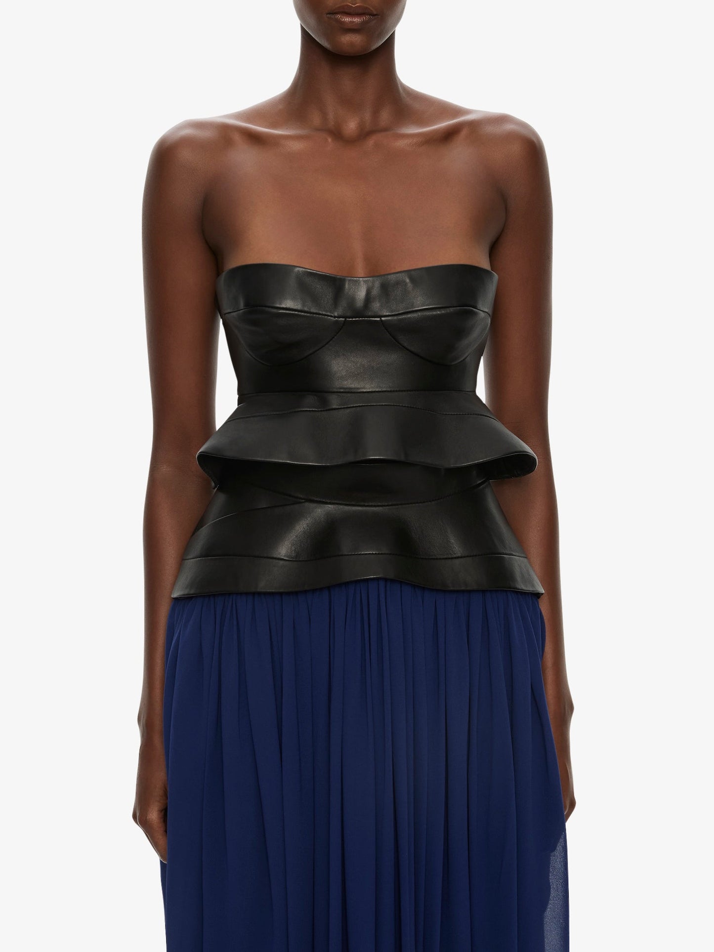 CHRISTOPHER ESBER Bellona Moulded Leather Bodice (Black)