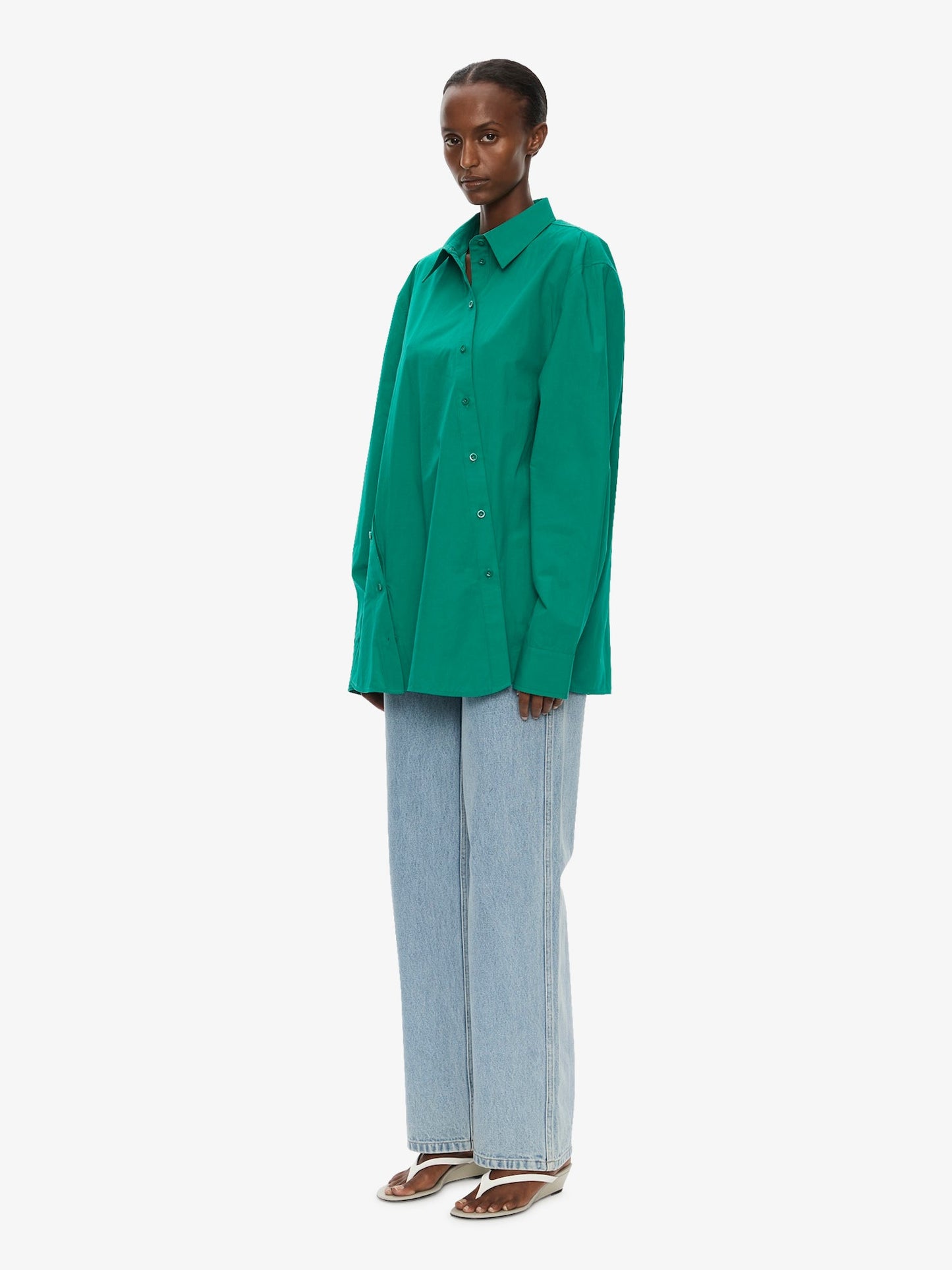 CHRISTOPHER ESBER Swirl Shirt (Malachite)
